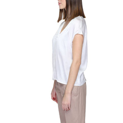 Rinascimento White Viscose Blouse -   -  Rinascimento.