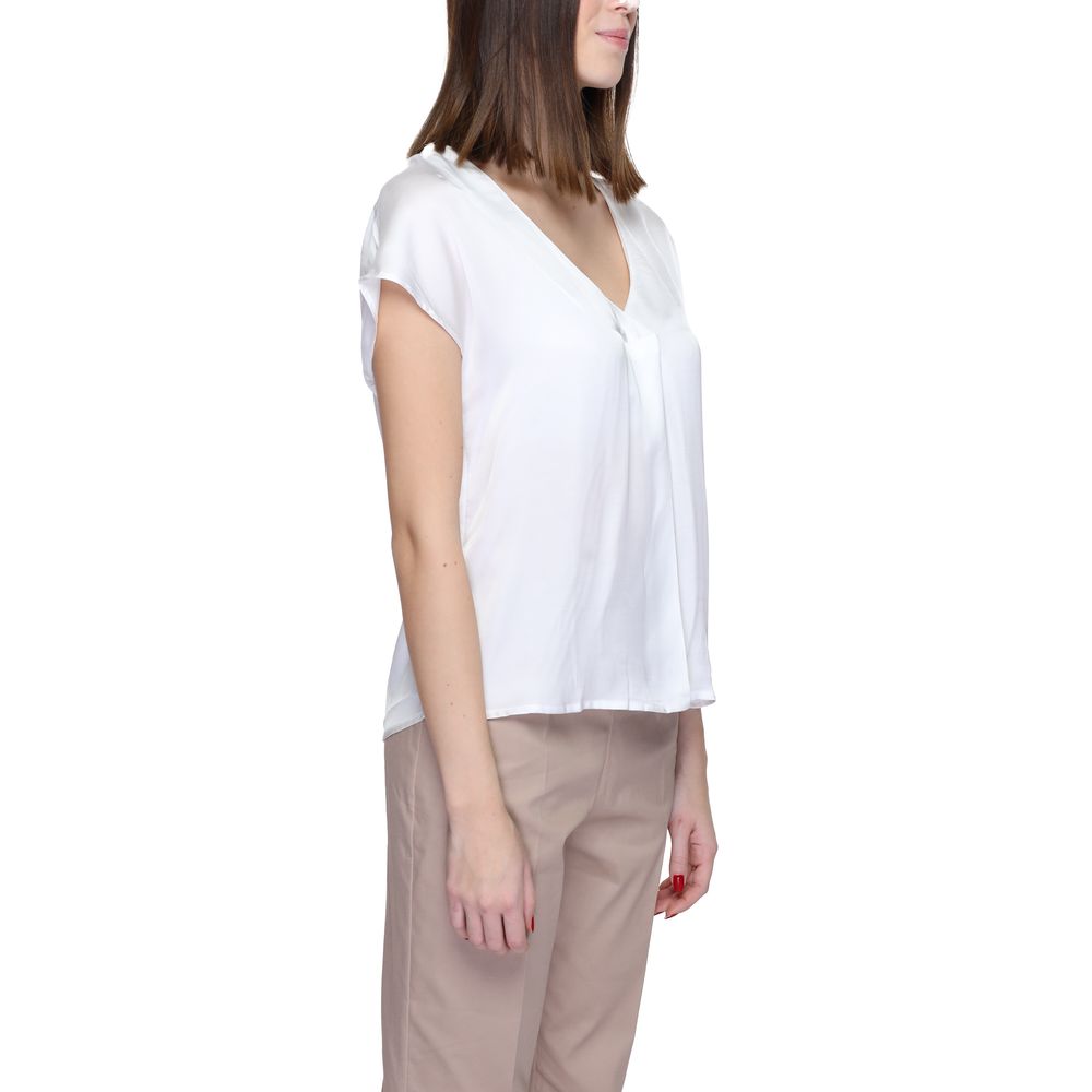 Rinascimento White Viscose Blouse -   -  Rinascimento.