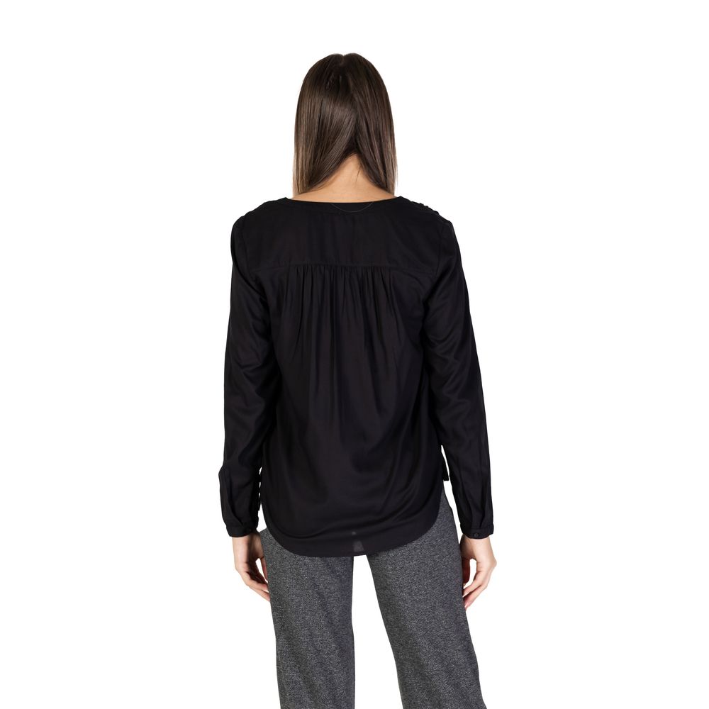 Street One Black Viscose Blouse -   -  Street One.
