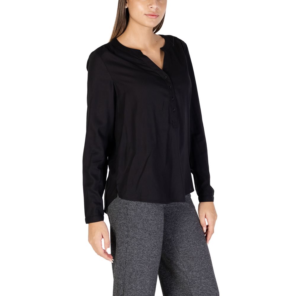 Street One Black Viscose Blouse -   -  Street One.