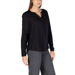 Street One Black Viscose Blouse -   -  Street One.