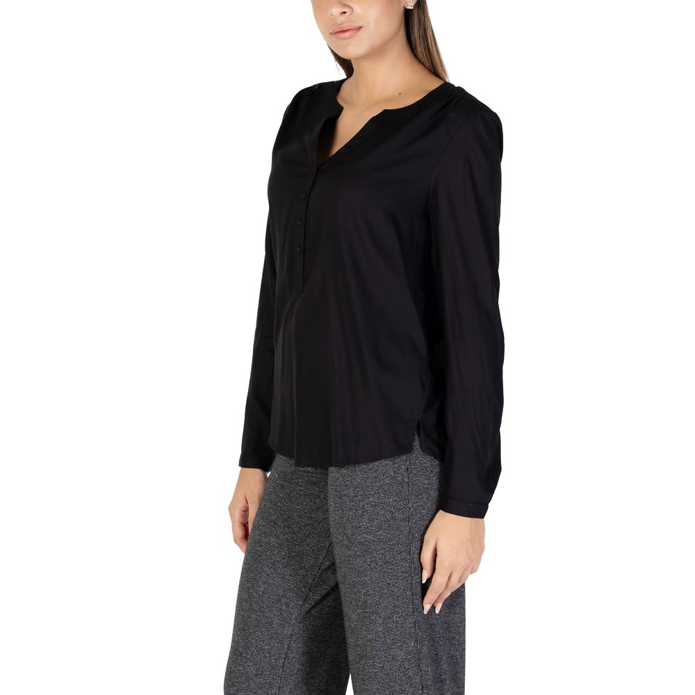 Street One Black Viscose Blouse -   -  Street One.