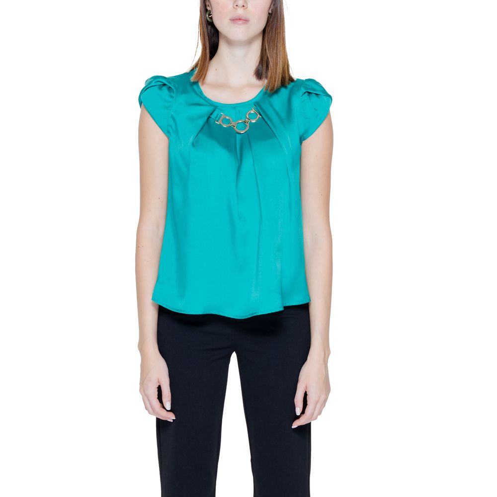 Rinascimento Green Polyester Blouse -   -  Rinascimento.