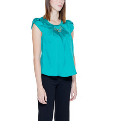 Rinascimento Green Polyester Blouse -   -  Rinascimento.