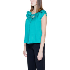 Rinascimento Green Polyester Blouse -   -  Rinascimento.