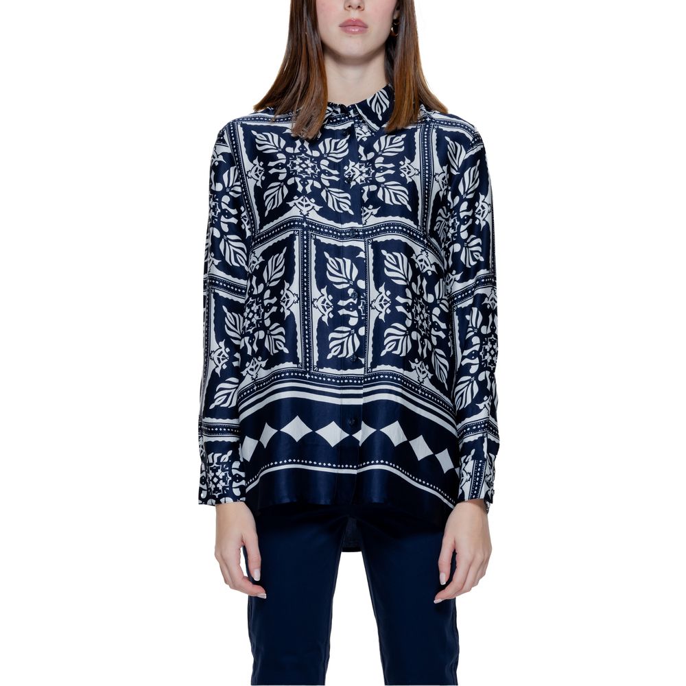 Street One Blue Viscose Shirt -   -  Street One.