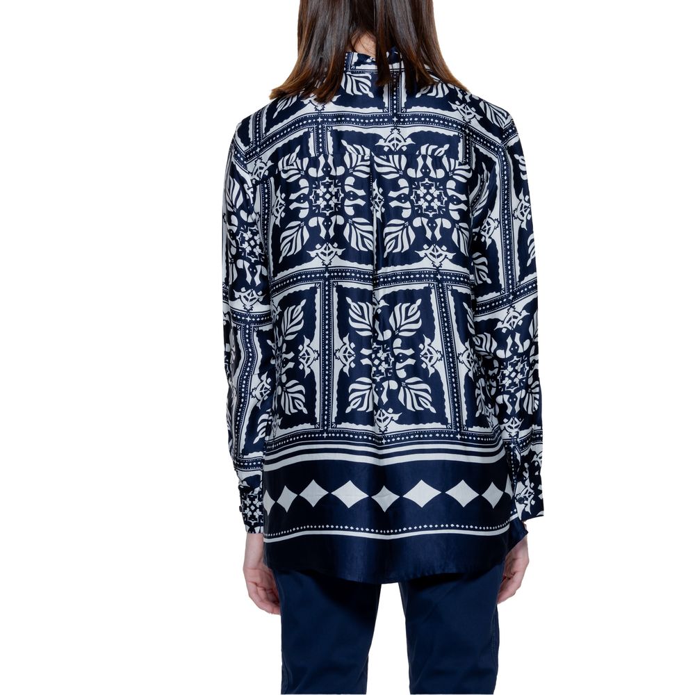 Street One Blue Viscose Shirt -   -  Street One.