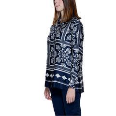 Street One Blue Viscose Shirt -   -  Street One.