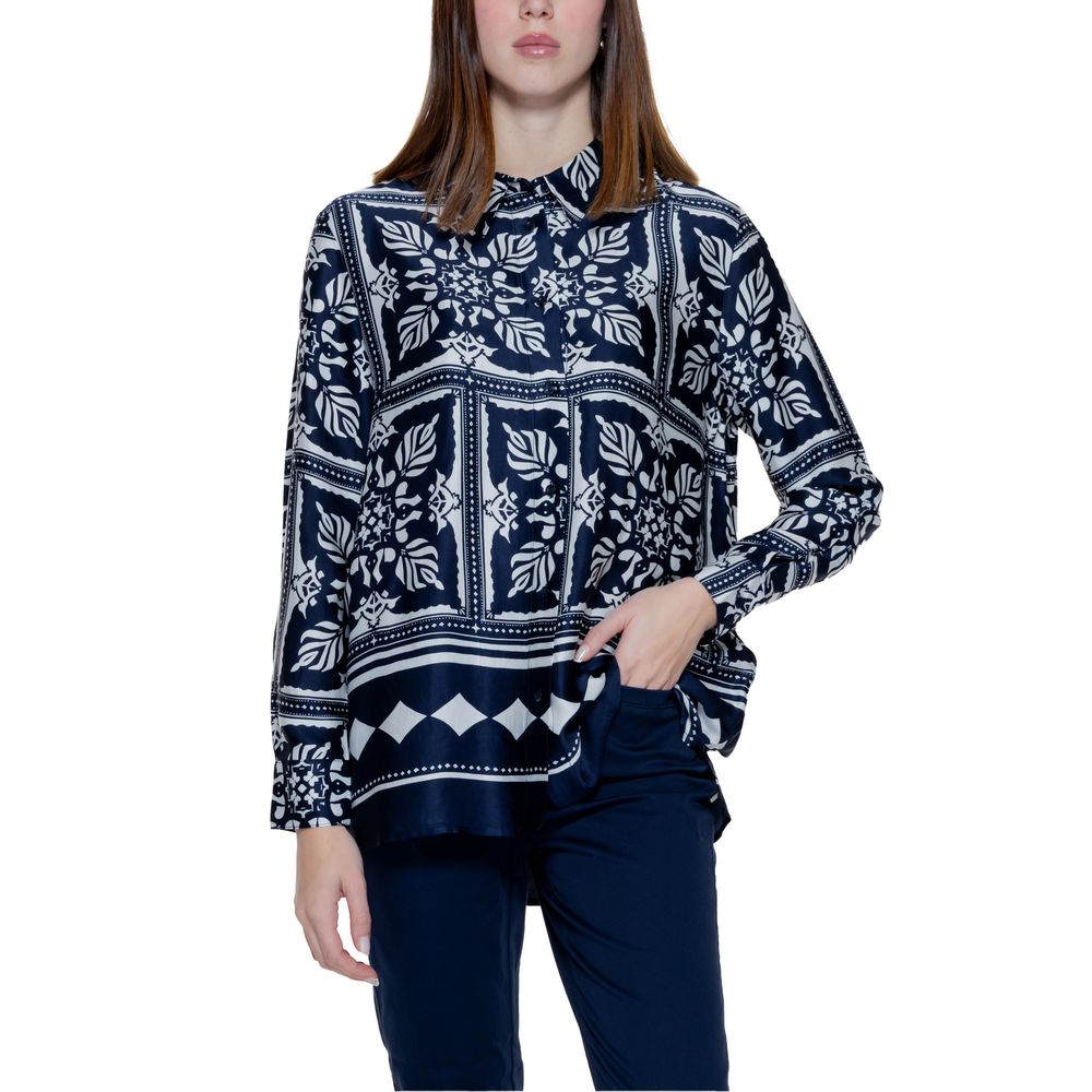 Street One Blue Viscose Shirt -   -  Street One.