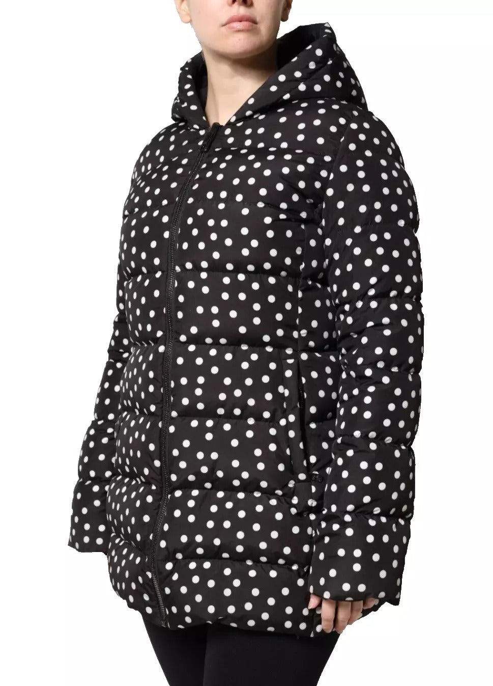 Dolce & Gabbana Black Polyester Hooded Reversible Jacket -   -  Dolce & Gabbana.