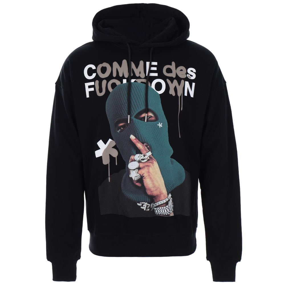 Comme Des Fuckdown Black Cotton Sweater -   -  Comme Des Fuckdown.