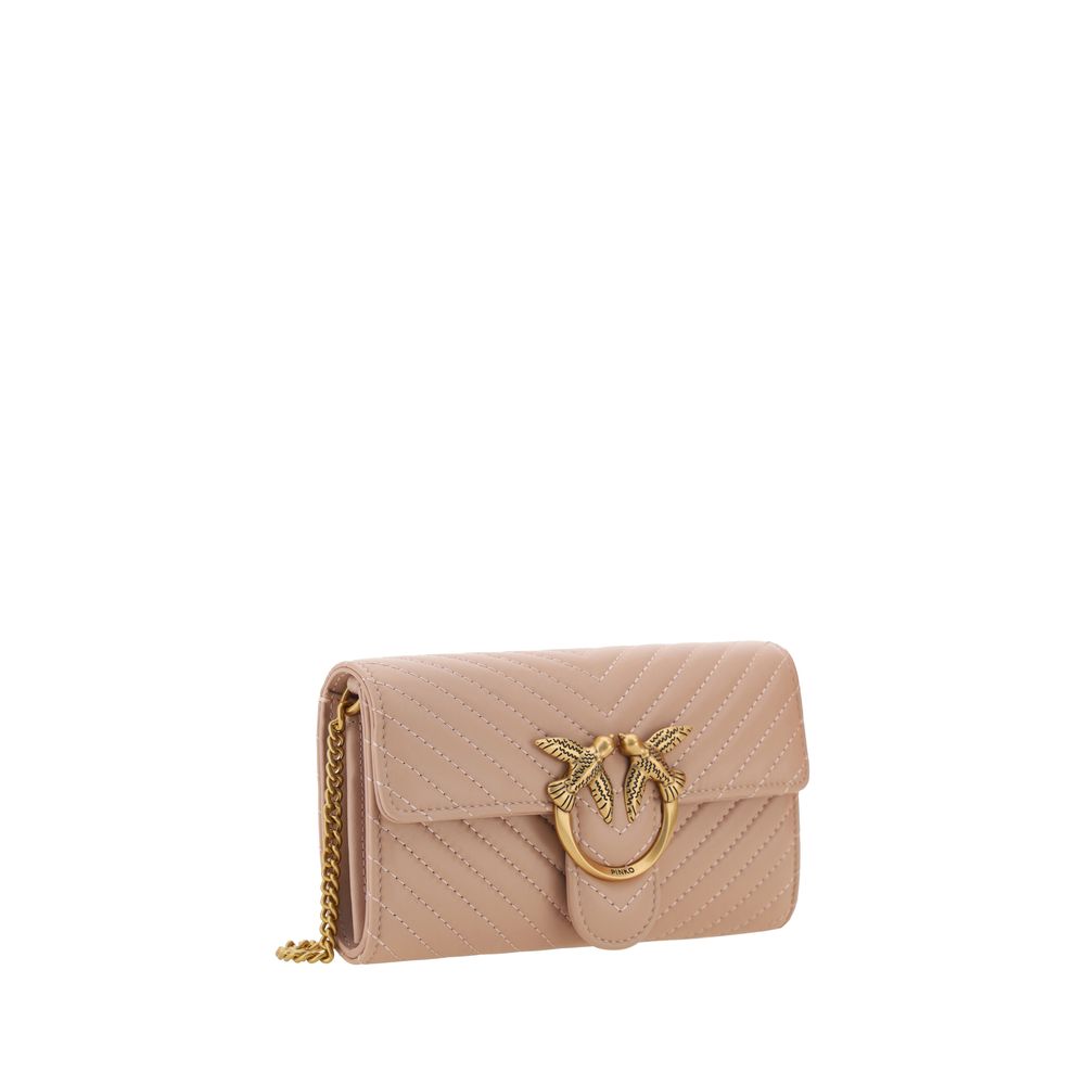 PINKO Love One Shoulder Wallet -   -  PINKO.