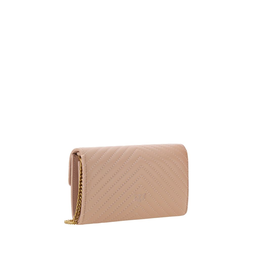 PINKO Love One Shoulder Wallet -   -  PINKO.