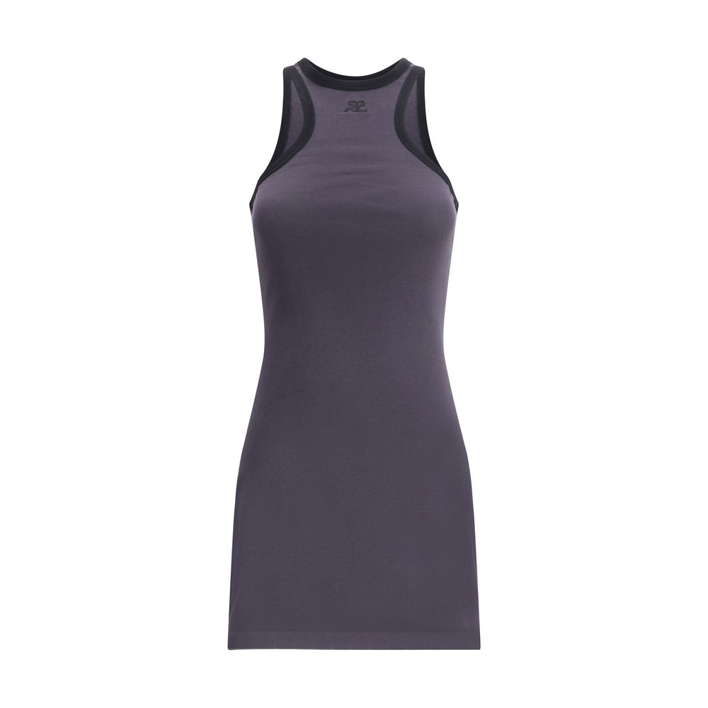 Courrèges Cotton Scuba mini Dress -   -  Courrèges.