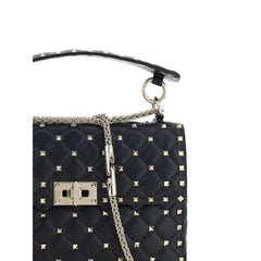 Valentino Garavani Rockstud Spike Leather Shoulder Bag -   -  Valentino Garavani.