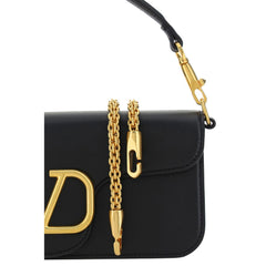 Valentino Garavani The Locò Leather Shoulder Bag -   -  Valentino Garavani.