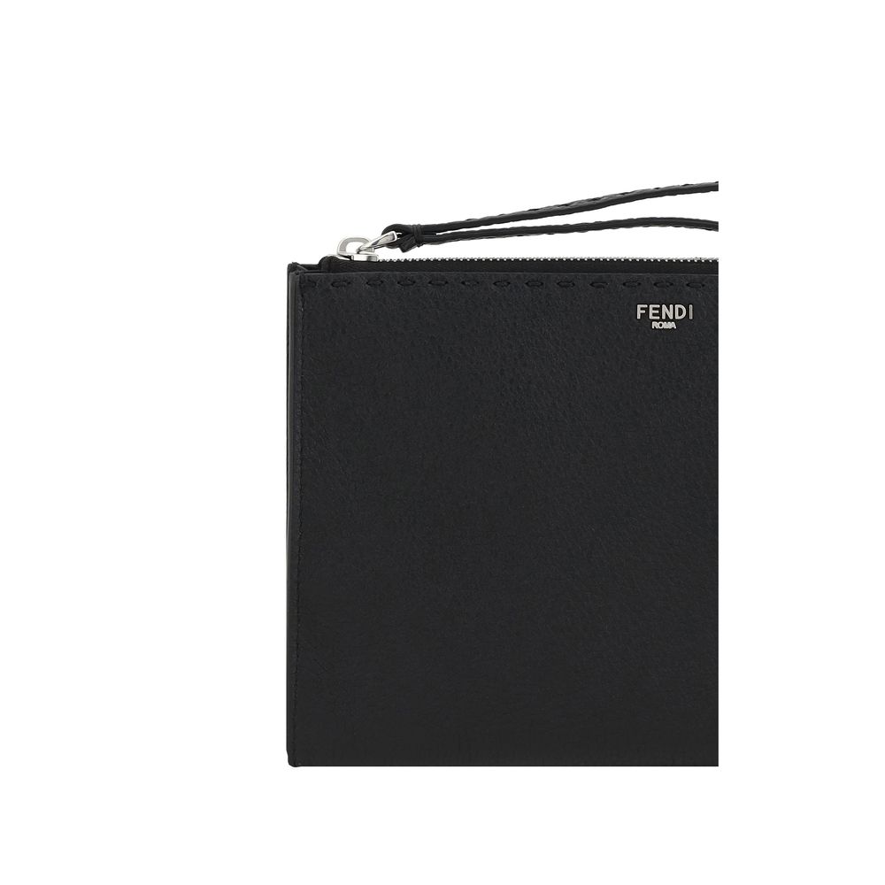 Fendi Leather Pouch Bag -   -  Fendi.