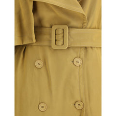 The Andamane Double-breasted Short Trench Coat -   -  The Andamane.