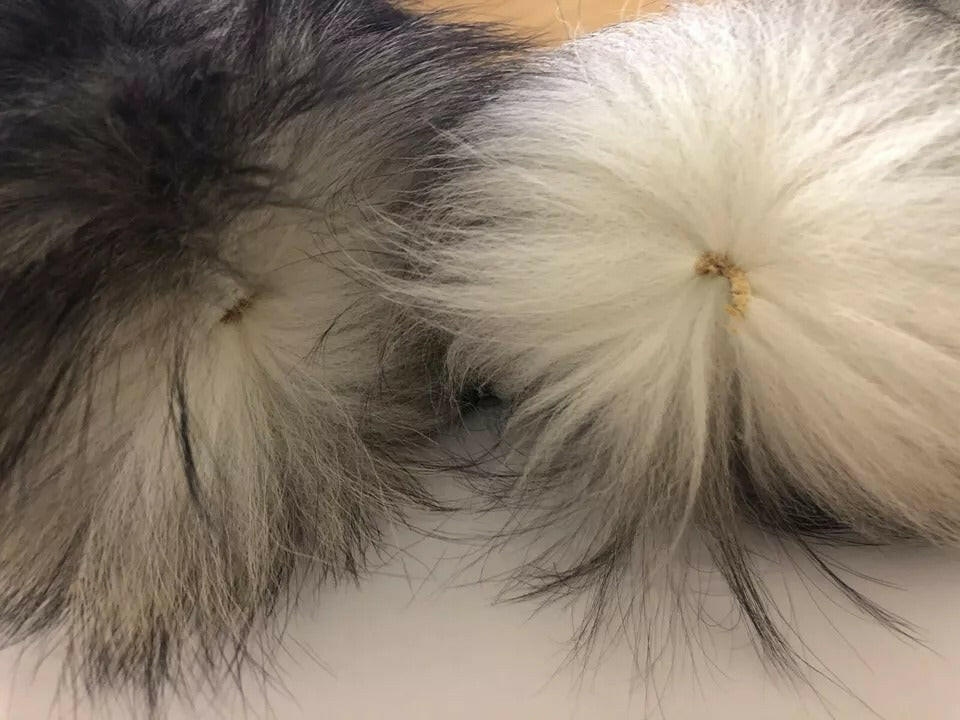 Dolce & Gabbana Brown Fox Tail Fur Shawl Neck Wrap Cover Collar Scarf -   -  Dolce & Gabbana.