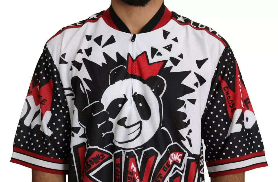 Dolce & Gabbana White King Panda Polyester T-shirt Top -   -  Dolce & Gabbana.