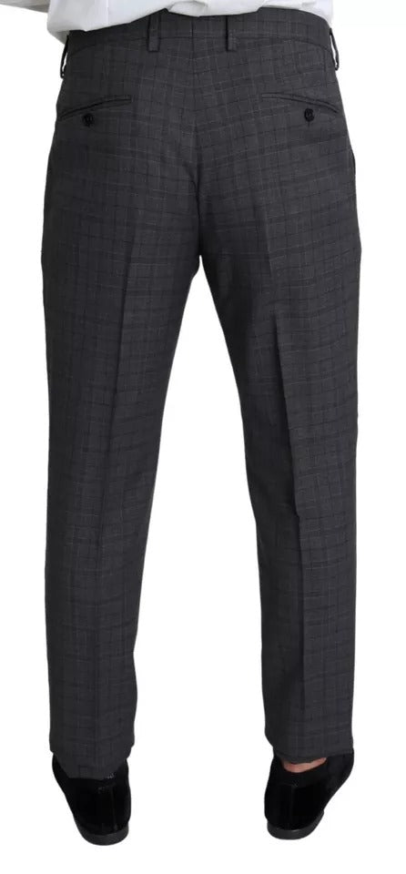 Dolce & Gabbana Gray Wool Men Formal 2 Piece MARTINI Suit -   -  Dolce & Gabbana.