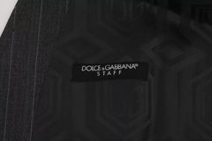 Dolce & Gabbana Gray Wool Stretch Gilet Waistcoat Vest -   -  Dolce & Gabbana.