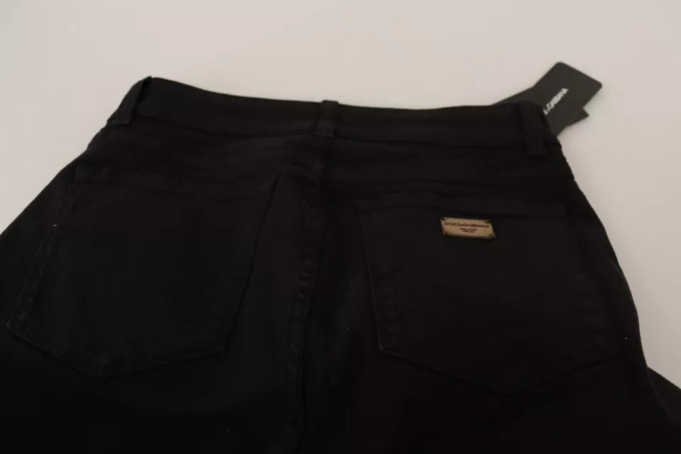 Dolce & Gabbana Black Cotton Stretch Skinny Denim Jeans -   -  Dolce & Gabbana.