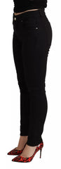 Dolce & Gabbana Black Cotton Stretch Skinny Denim Jeans -   -  Dolce & Gabbana.