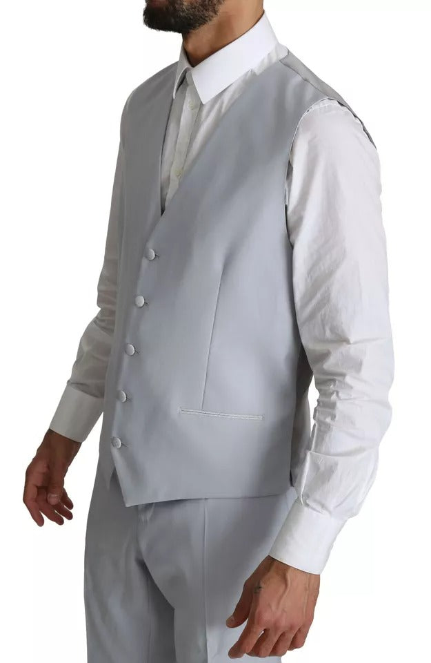 Dolce & Gabbana Light Blue SICILIA Wool 3 Piece Suit -   -  Dolce & Gabbana.