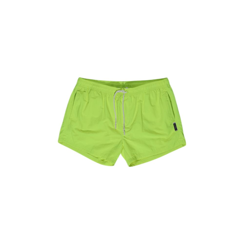 Hamaki-Ho Yellow Polyester Swim Short -   -  Hamaki-Ho.