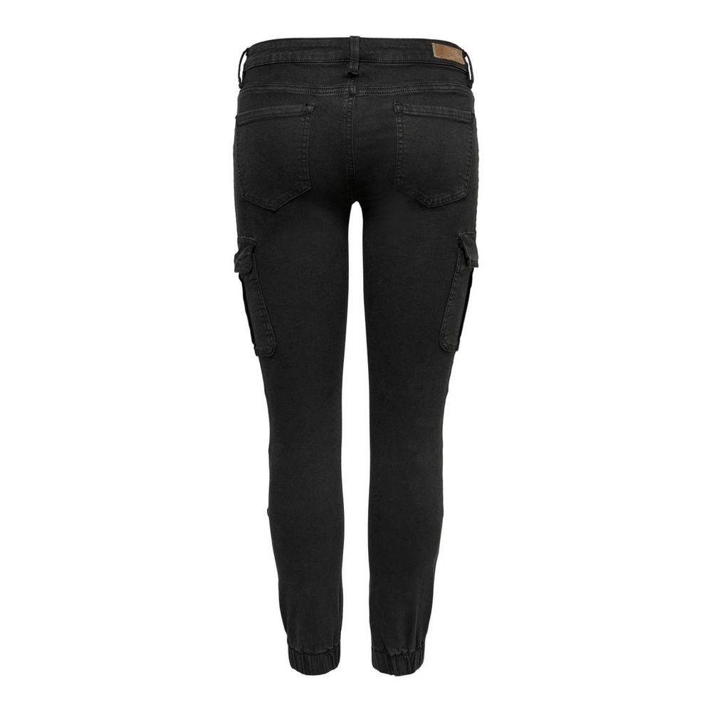 Only Black Cotton Skinny Pant -   -  Only.