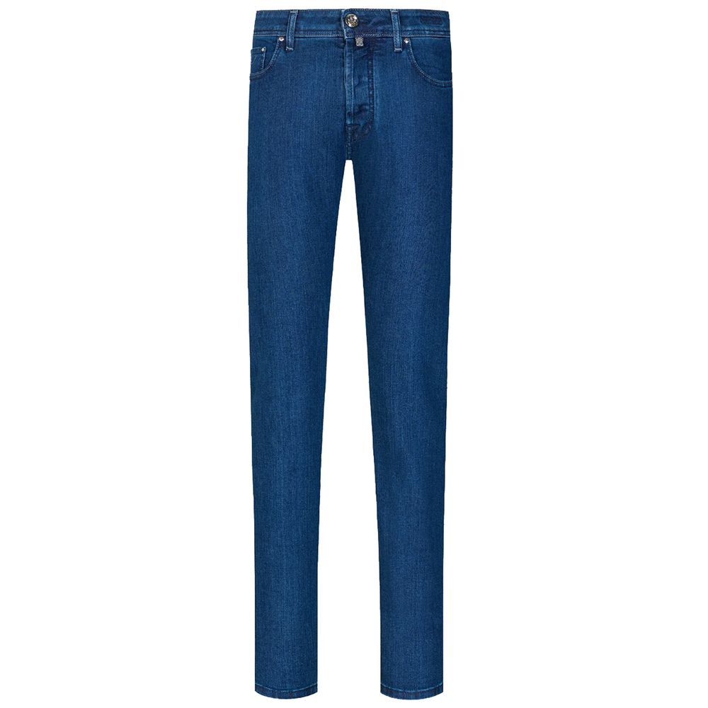 Jacob Cohen Blue Cotton Men Jeans -   -  Jacob Cohen.