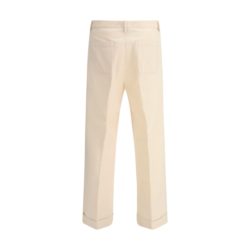 Valentino Wide leg cotton Pants -   -  Valentino.