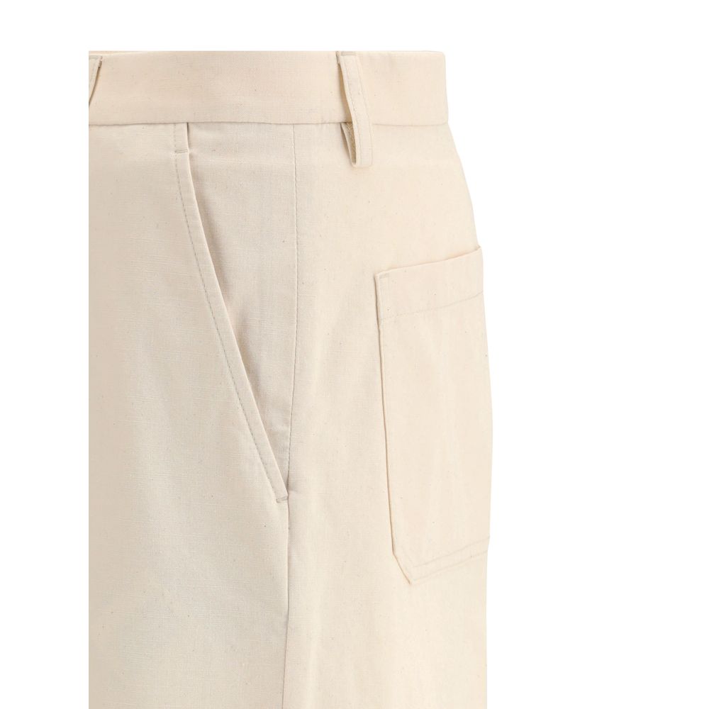 Valentino Wide leg cotton Pants -   -  Valentino.