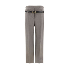 Prada Mélange palazzo Pants -   -  Prada.