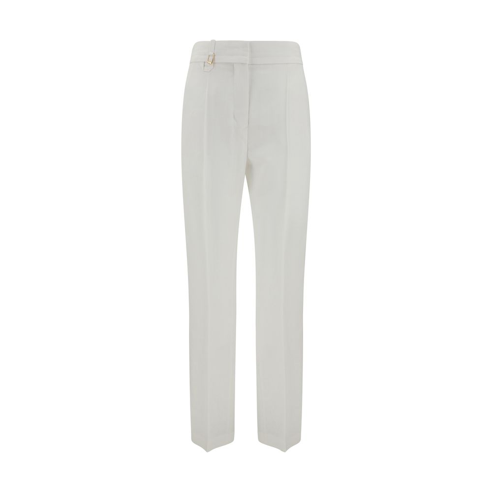 Jacquemus Le Pantalon Tibau linen Pants -   -  Jacquemus.