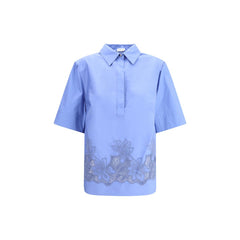 P.A.R.O.S.H. Short sleeves embroidered Shirt -   -  P.A.R.O.S.H..