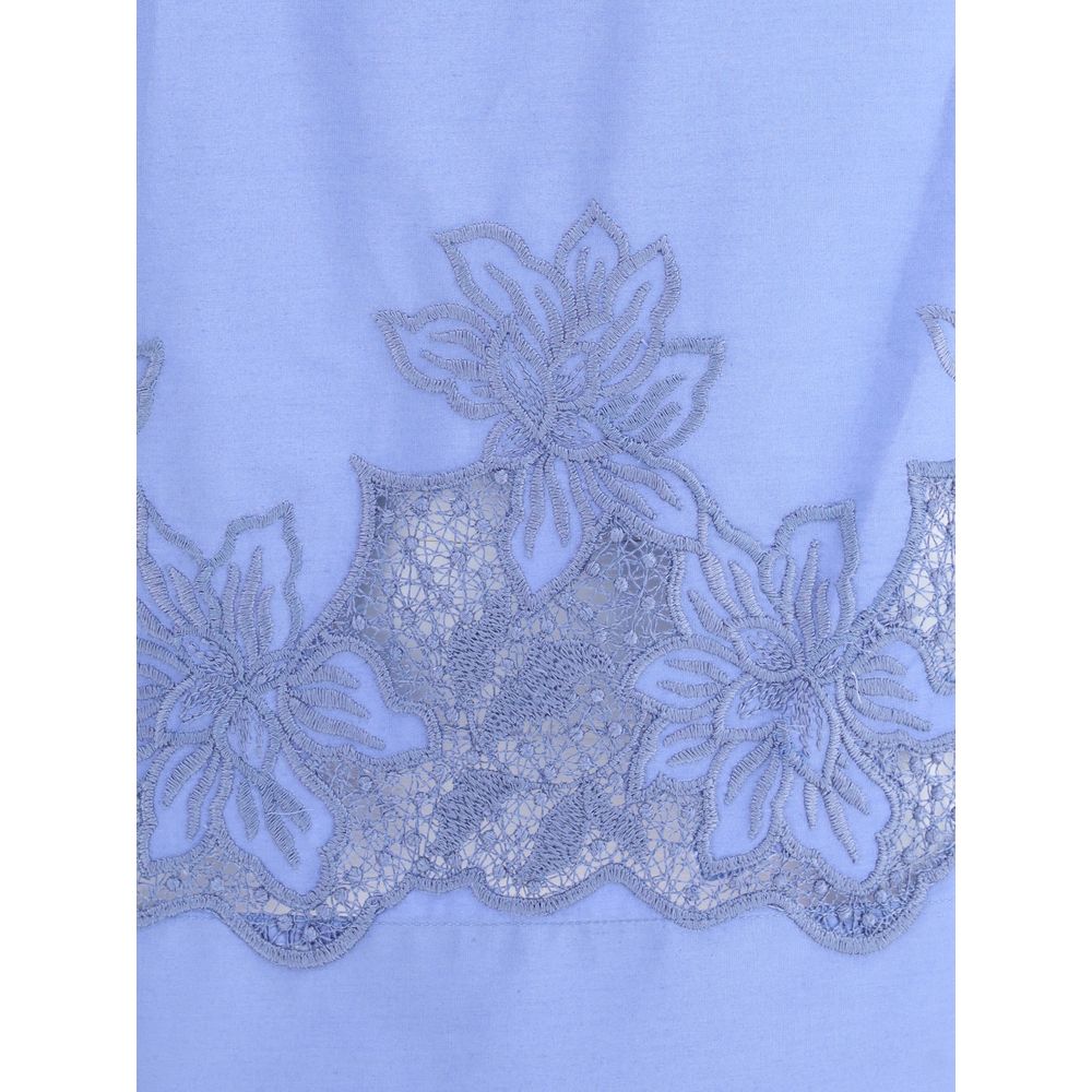 P.A.R.O.S.H. Short sleeves embroidered Shirt -   -  P.A.R.O.S.H..