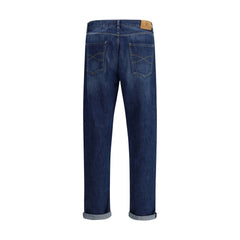 Brunello Cucinelli Cuffed Jeans -   -  Brunello Cucinelli.