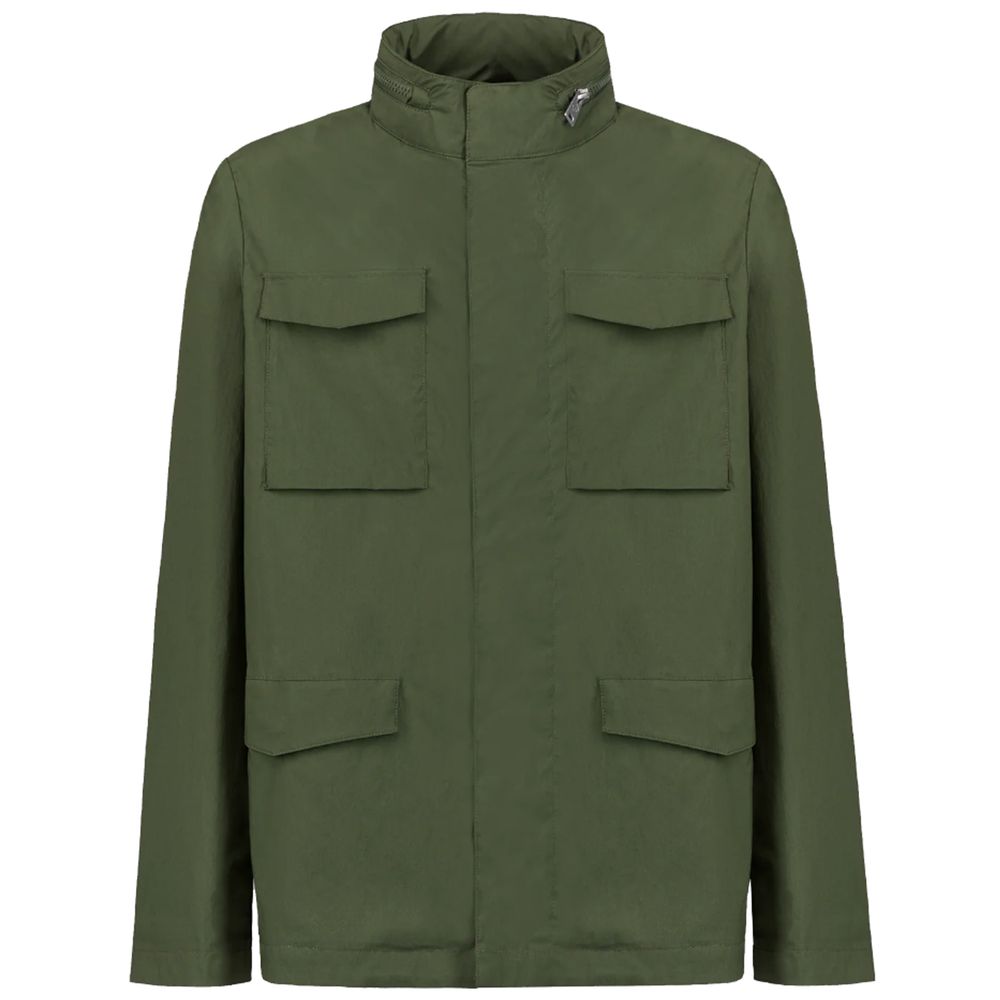 People Of Shibuya Green Cotton Jacket -   -  People Of Shibuya.