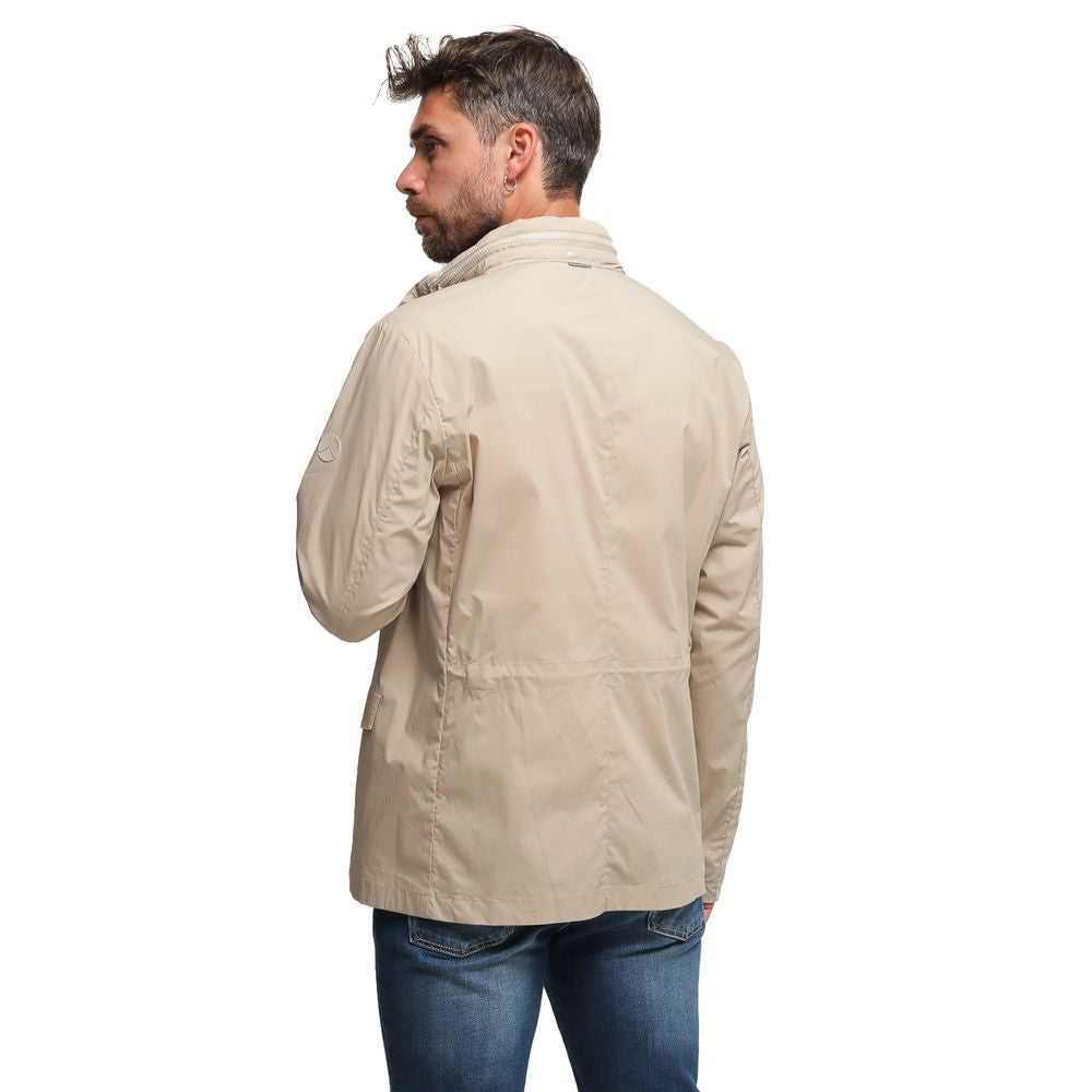 People Of Shibuya Beige Cotton Jacket -   -  People Of Shibuya.
