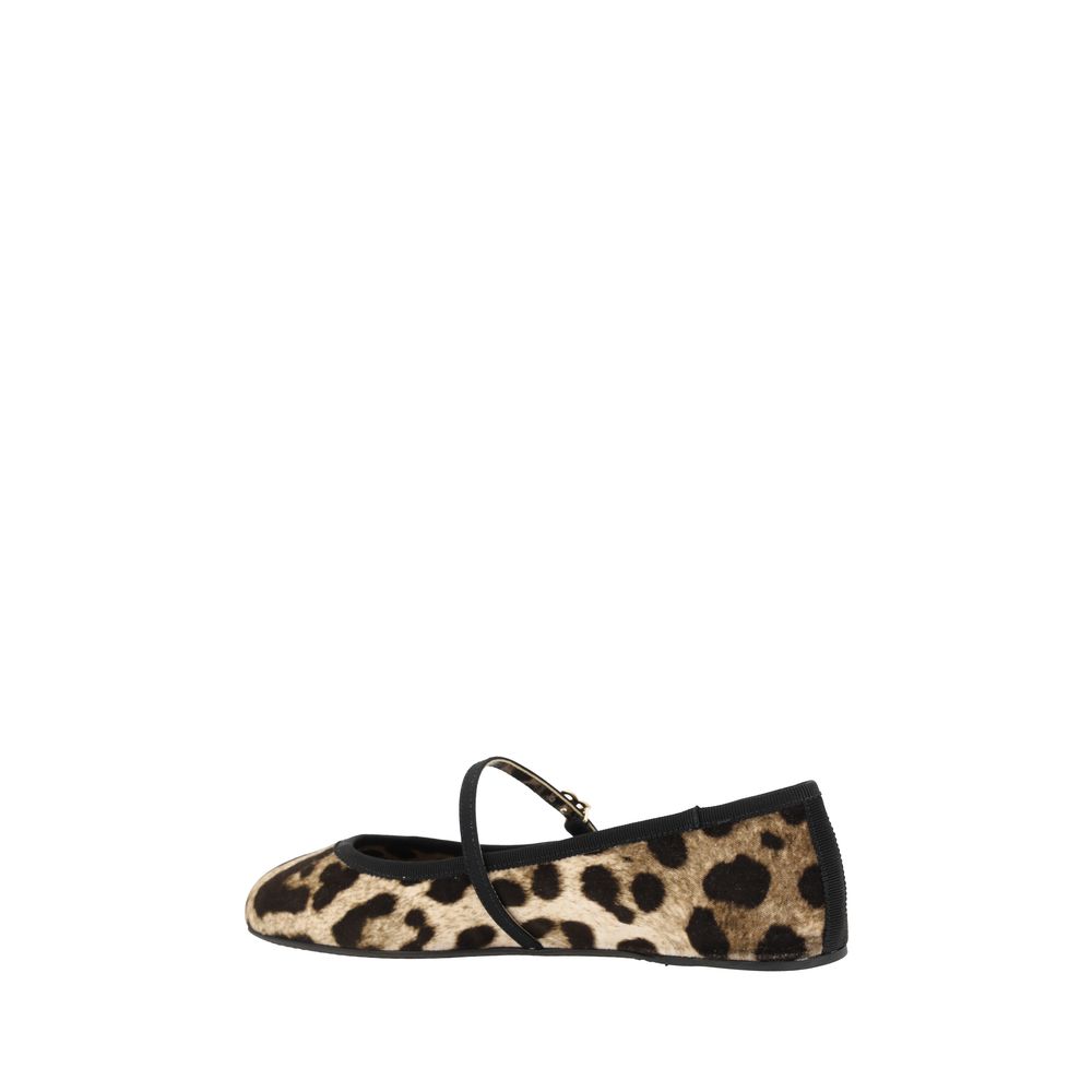 Dolce & Gabbana Leopard-print ballerinas -   -  Dolce & Gabbana.