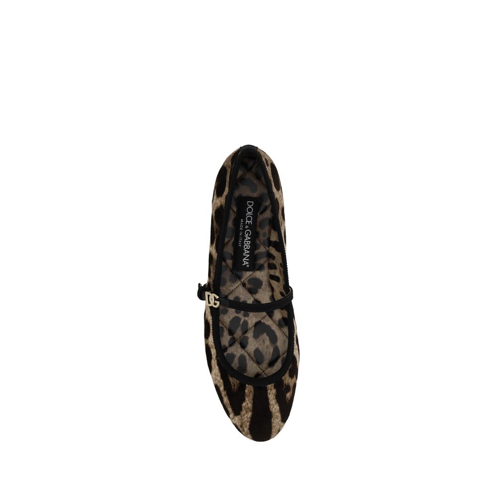 Dolce & Gabbana Leopard-print ballerinas -   -  Dolce & Gabbana.