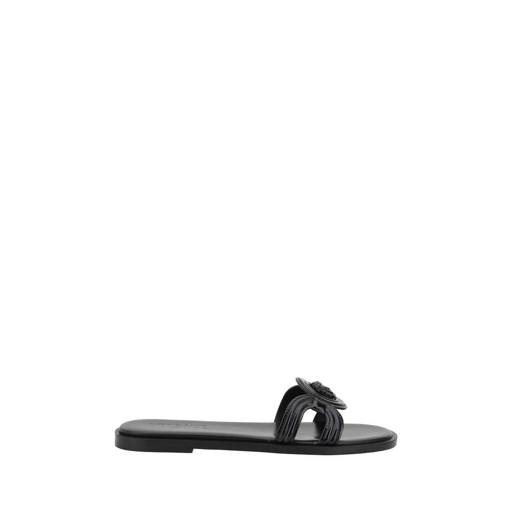Versace Medusa logo Sandals -   -  Versace.