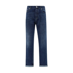 Brunello Cucinelli Cuffed Jeans -   -  Brunello Cucinelli.