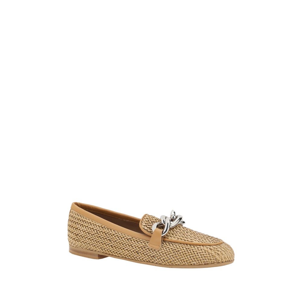 Casadei Woven leather Loafers -   -  Casadei.
