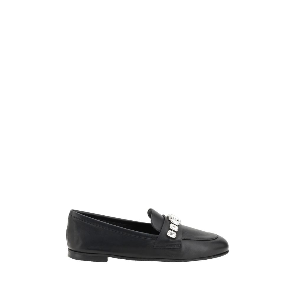 Casadei Loafers with sparkling embellishments -   -  Casadei.