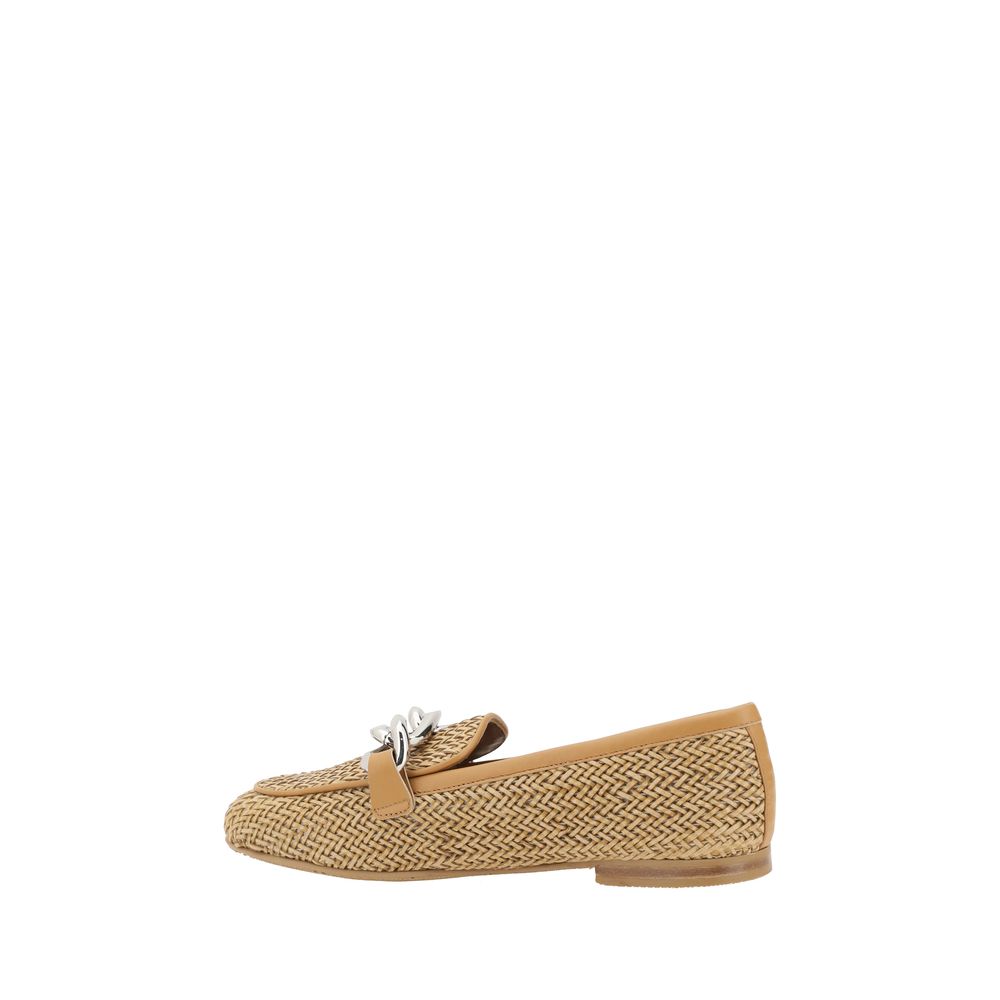 Casadei Woven leather Loafers -   -  Casadei.