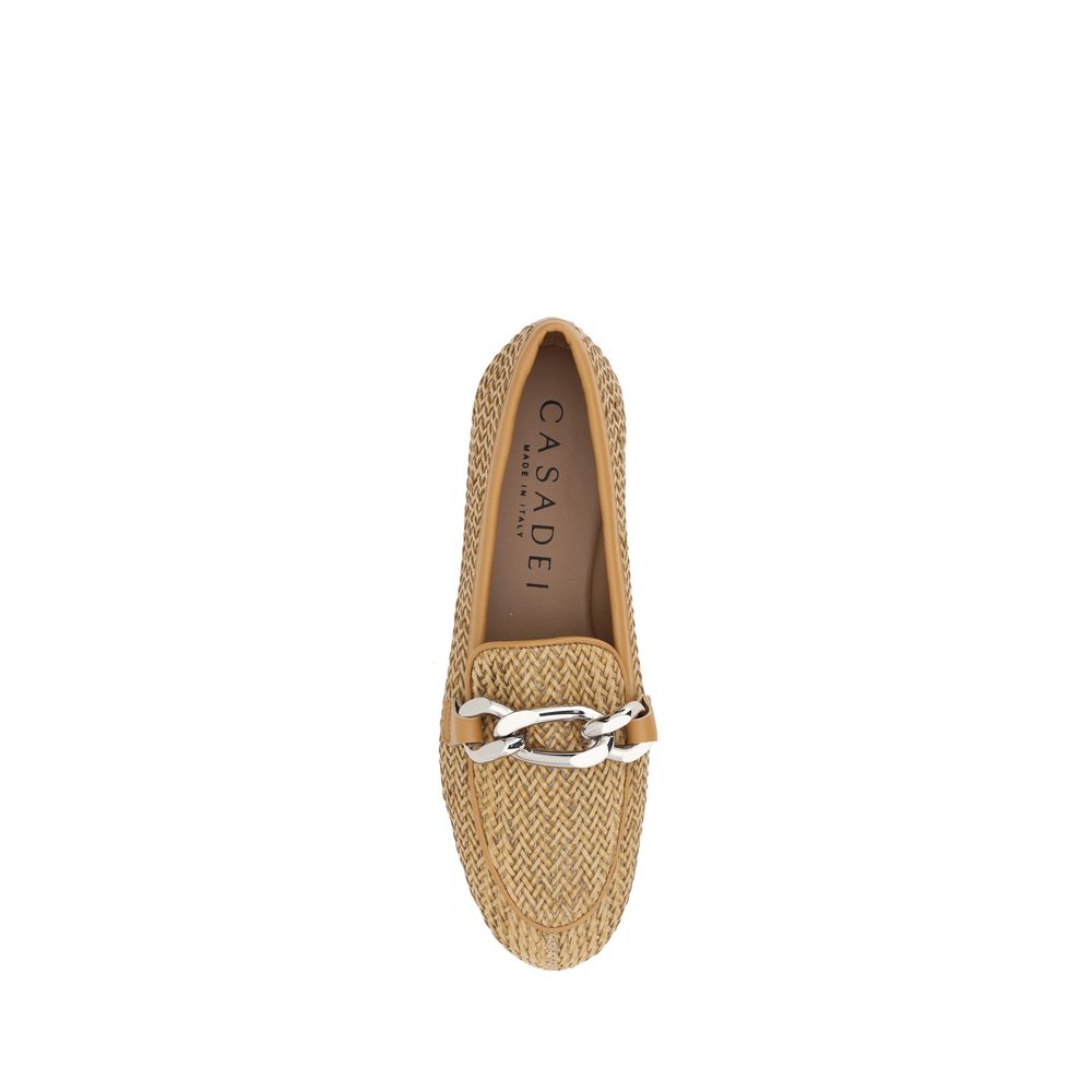 Casadei Woven leather Loafers -   -  Casadei.