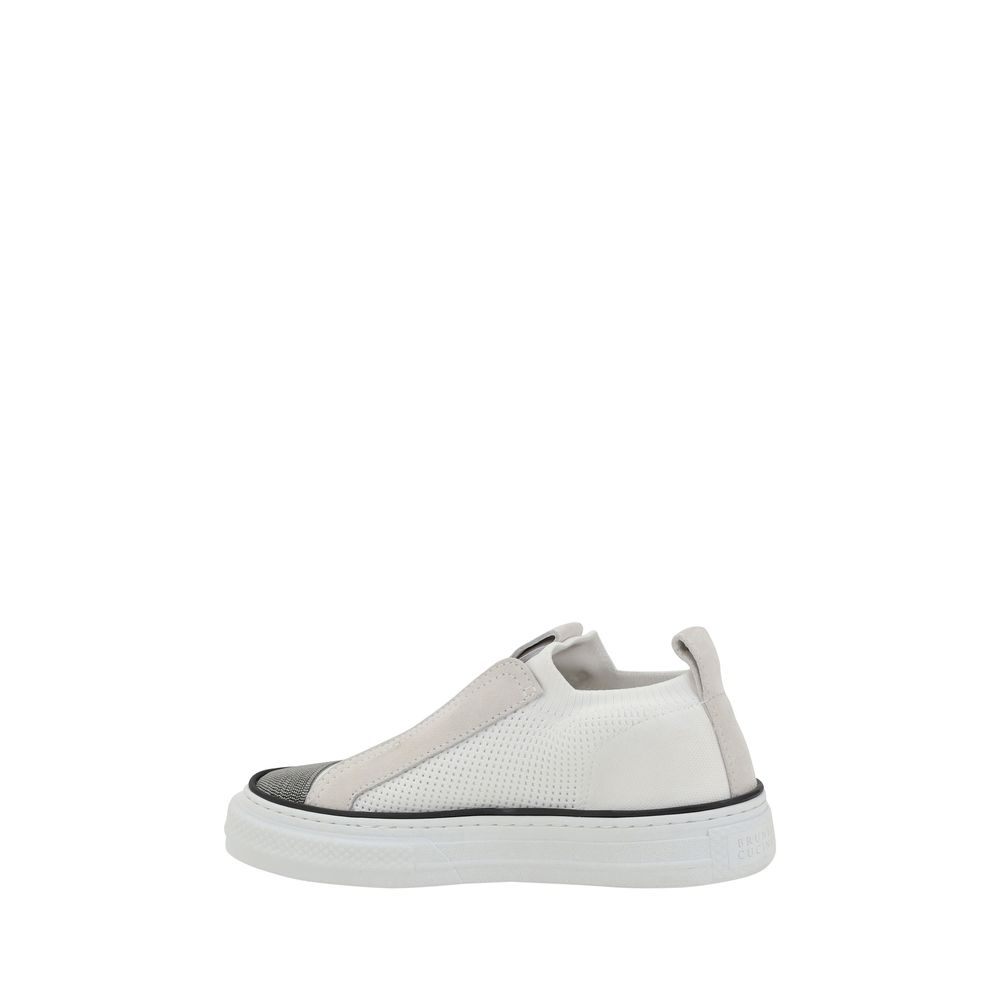 Brunello Cucinelli Sneakers with iconic embellishments -   -  Brunello Cucinelli.